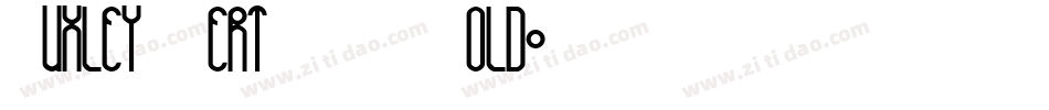 Huxley Vert ICG Bold字体转换